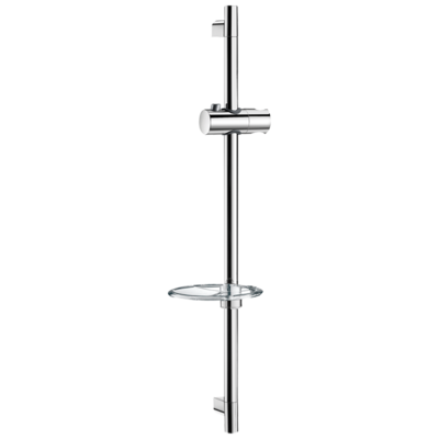 Chrome-plated shower rail