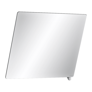 Tilting mirror with tab handle