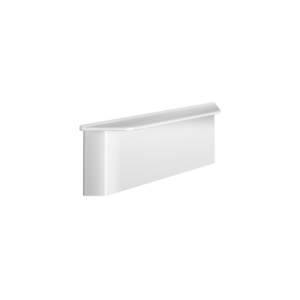 Wall-mounted shelf for showers to conceal fixings