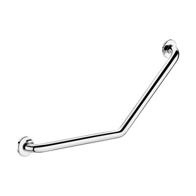 Angled grab bar 135°, Ø 25mm, 400 x 400mm