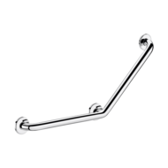 5082P-Angled stainless steel grab bar 135°, bright, 400 x 400mm