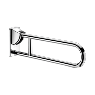 510160P-Stainless steel drop-down rail, bright, L. 650mm