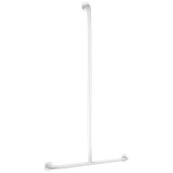 35440W-Basic T-shaped white grab bar