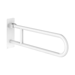 Basic drop-down grab bar, white, L. 760mm