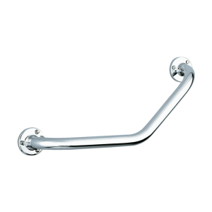 ECO angled grab bar 135°, bright, 220 x 220mm