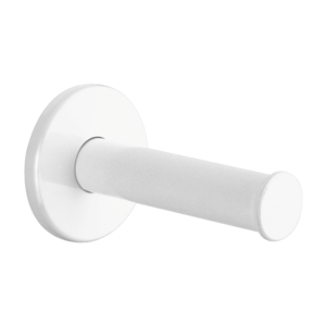 Spare toilet roll holder with spindle