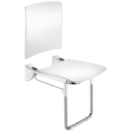 510436-Lift-up Comfort shower seat with leg and backrest
