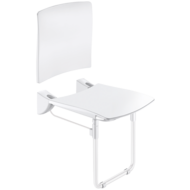 510436N-Lift-up Comfort shower seat with backrest and leg