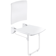 510436N-Lift-up Comfort shower seat with backrest and leg