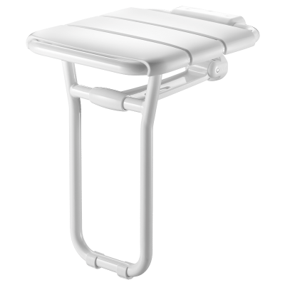 Lift-up shower seat, with ALU leg