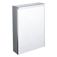 465-Wall-mounted stainless steel bin with lid, 4.5 litres