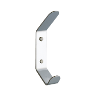 101P-Bright polished stainless steel hat and coat hook