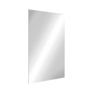 3453-Self-adhesive rectangular stainless steel mirror, H. 600mm