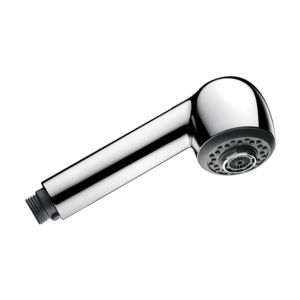 Chrome-plated shower head with 2 jets, M1/2"