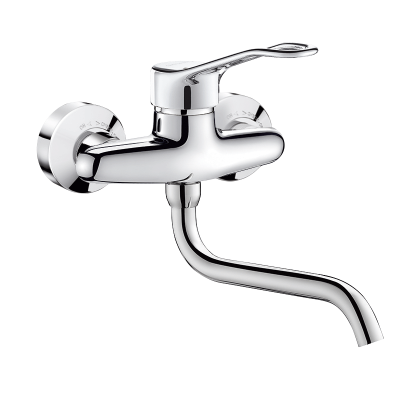 Mechanical sink mixer