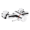Sequential thermostatic shower mixer