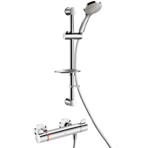 Thermostatic SECURITHERM securitouch auto-drain shower kit.