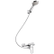 Auto-draining shower kit with mechanical mixer