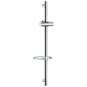 Chrome-plated shower rail