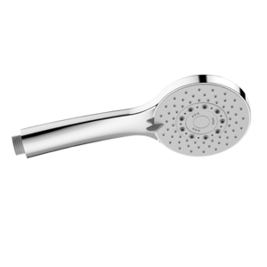 Chrome-plated shower head with 5 jets, M1/2"