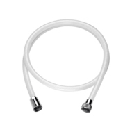 1583-White, reinforced PVC flexible hose