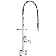 5633-Twin hole pre-rinse set with mixer