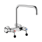 Wall-mounted twin hole mixer - 60 lpm