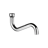 943200110-Swivelling swan neck tubular spout L. 200mm