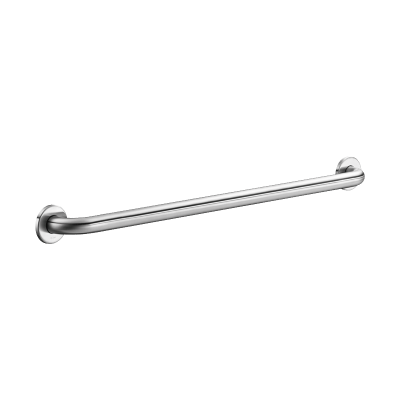 Straight stainless steel grab bar, satin, Ø 32mm, 900mm