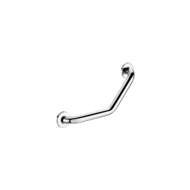 5083P-Angled stainless steel grab bar 135°, bright, 220 x 220mm