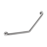 5081S-Angled stainless steel grab bar 135°, satin, 400 x 400mm