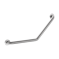 5081S-Angled stainless steel grab bar 135°, satin, 400 x 400mm