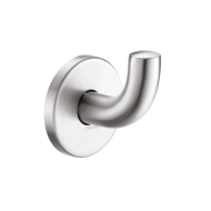 4043S-Satin stainless steel coat hook, short version