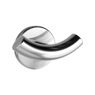 4042P-Bright polished stainless steel double coat hook