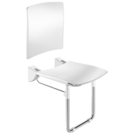 510436S-Lift-up Comfort shower seat with backrest and leg