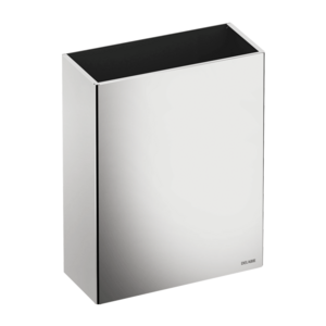 Wall-mounted 304 stainless steel bin, 25 litres