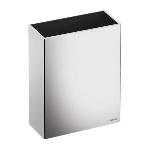 Wall-mounted 304 stainless steel bin, 25 litres