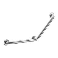 35082S-Basic angled grab bar 135°, satin, 400 x 400mm