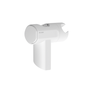 Be-Line® matte white sliding shower head holder