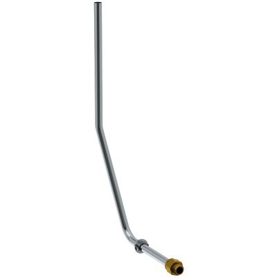 Neck tube for TEMPOMATIC 4 TEMPOFLUX recessed urinal valves