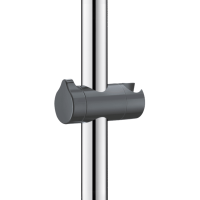 Sliding shower head holder for shower rails, Ø 32mm