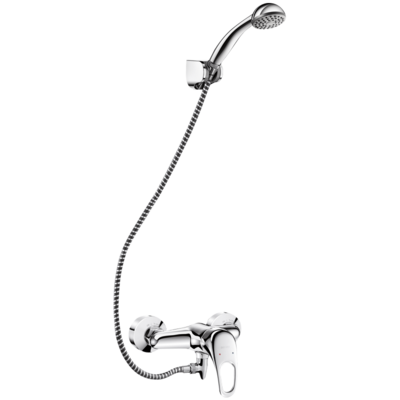 Auto-draining shower kit with EP mechanical mixer