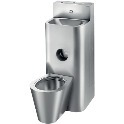 Combi KOMPACT HW/CW - washbasin and floor-standing WC pan