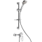 Shower riser rail with EP mechanical mixer