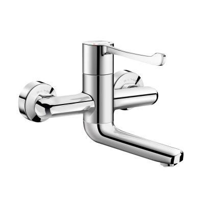 Sequential mechanical basin mixer