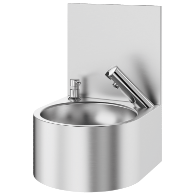 Electronic stainless steel hand washbasin WRAS SXS