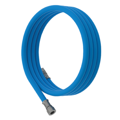 Flexible hose for auto-rewind hose reel