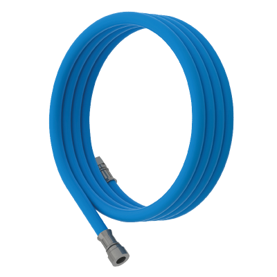 Flexible hose for auto-rewind hose reel