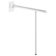 511962W-Be-Line drop-down support rail with leg, L. 650mm, white