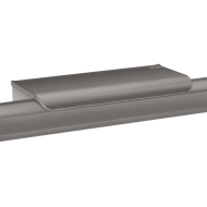 511922C-Metallised anthracite shelf for grab bars for showers